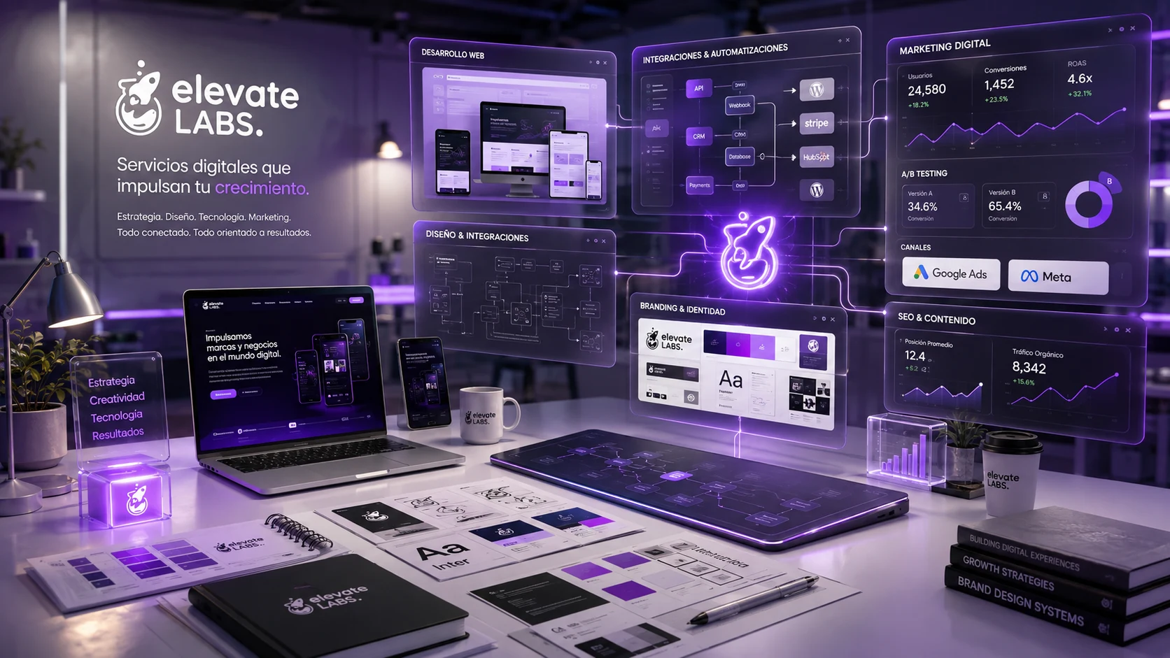 Diseño y desarrollo de soluciones digitales en Elevate Labs